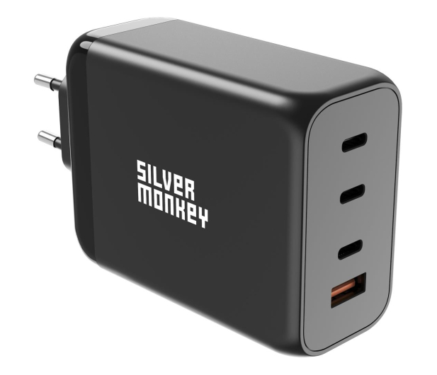 SILVER MONKEY sieciowa GaN 200W USB-C PD + USB 3.0 QC B - 1097686 - zdjęcie 2
